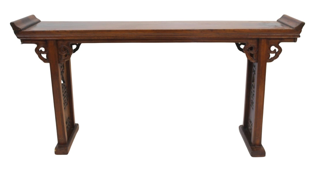 Vintage Carved Hardwood Chinese Altar Table. (1 of 11)
