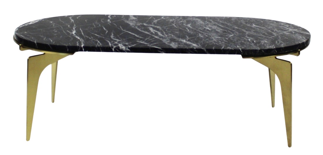 GABRIEL SCOTT Prong Racetrack Side Table. (1 of 5)