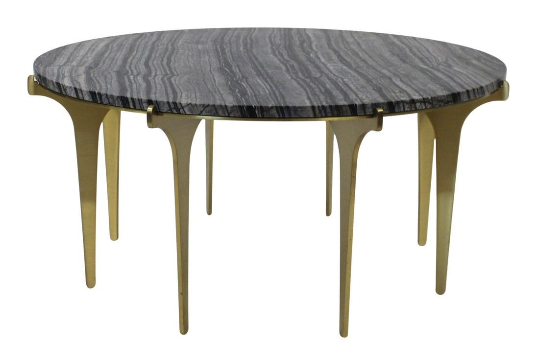 GABRIEL SCOTT Prong Round Coffee Table. (1 of 4)