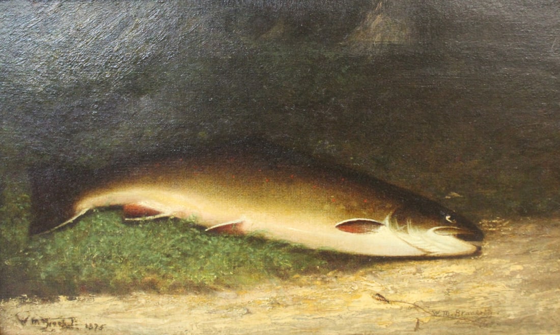 Illegibly Signed. Watercolor (1 of 4)