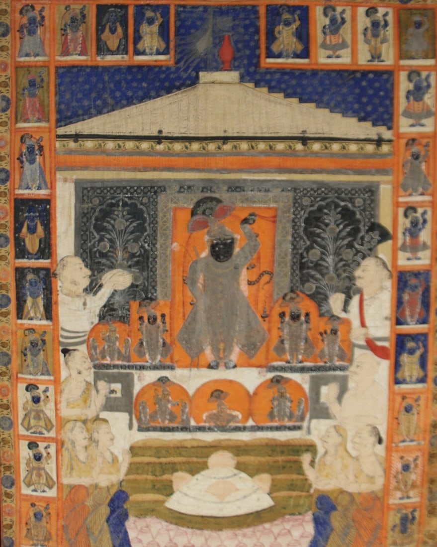 South East Asian Painting On Canvas (1 of 3)