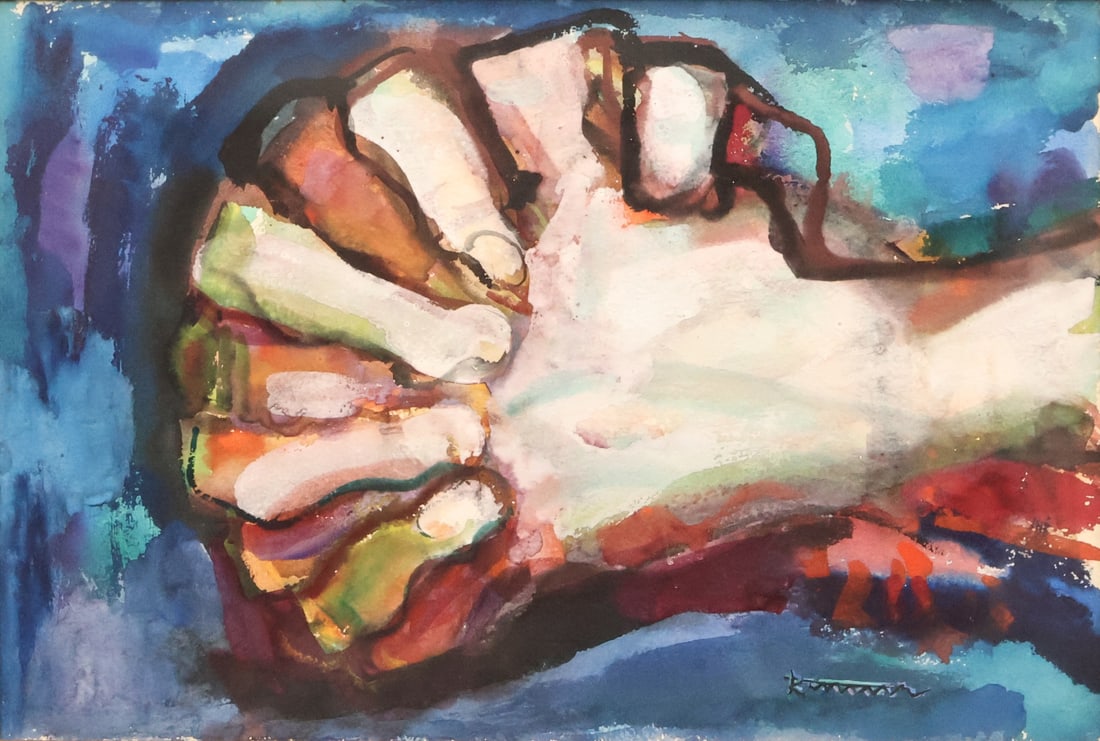 ABRAHAM RATTNER (AMERICAN, 1895-1978). (1 of 4)