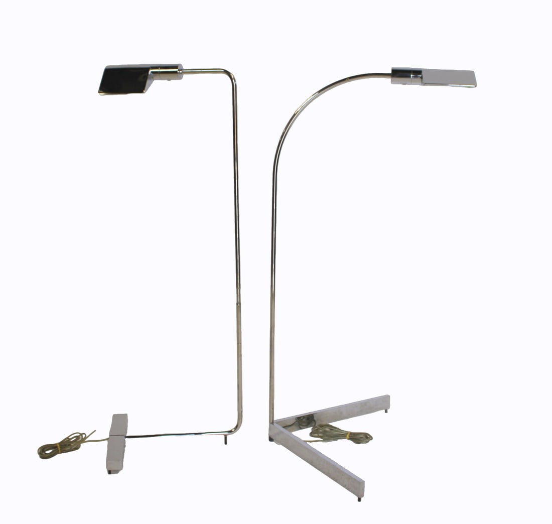 (2) CEDRIC HARTMAN Chrome Lamps (1 of 7)