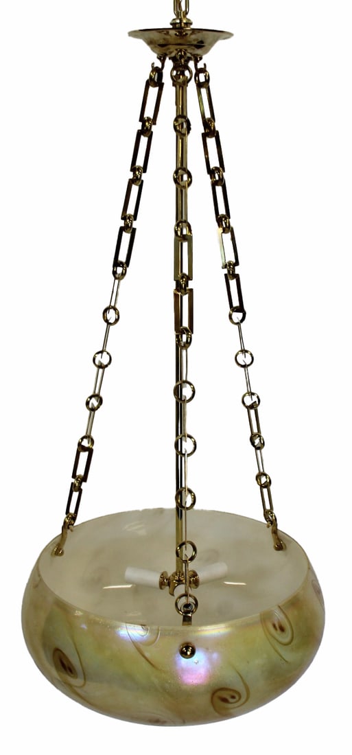 Modern Iridescent Chandelier. (1 of 5)