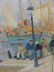 LECOMTE, Paul Emile. Oil on Canvas of Bustling - 4