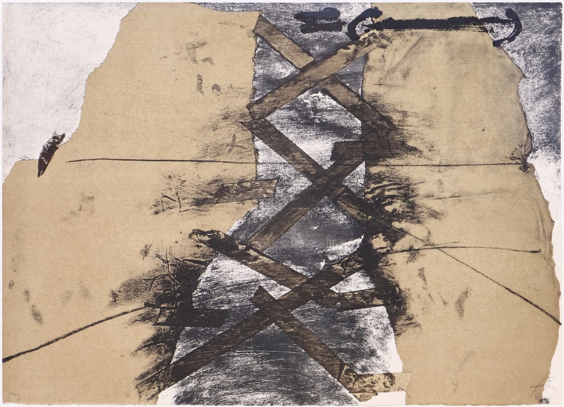 ANTONI TAPIES (SPANISH, 1923-2012). (1 of 5)