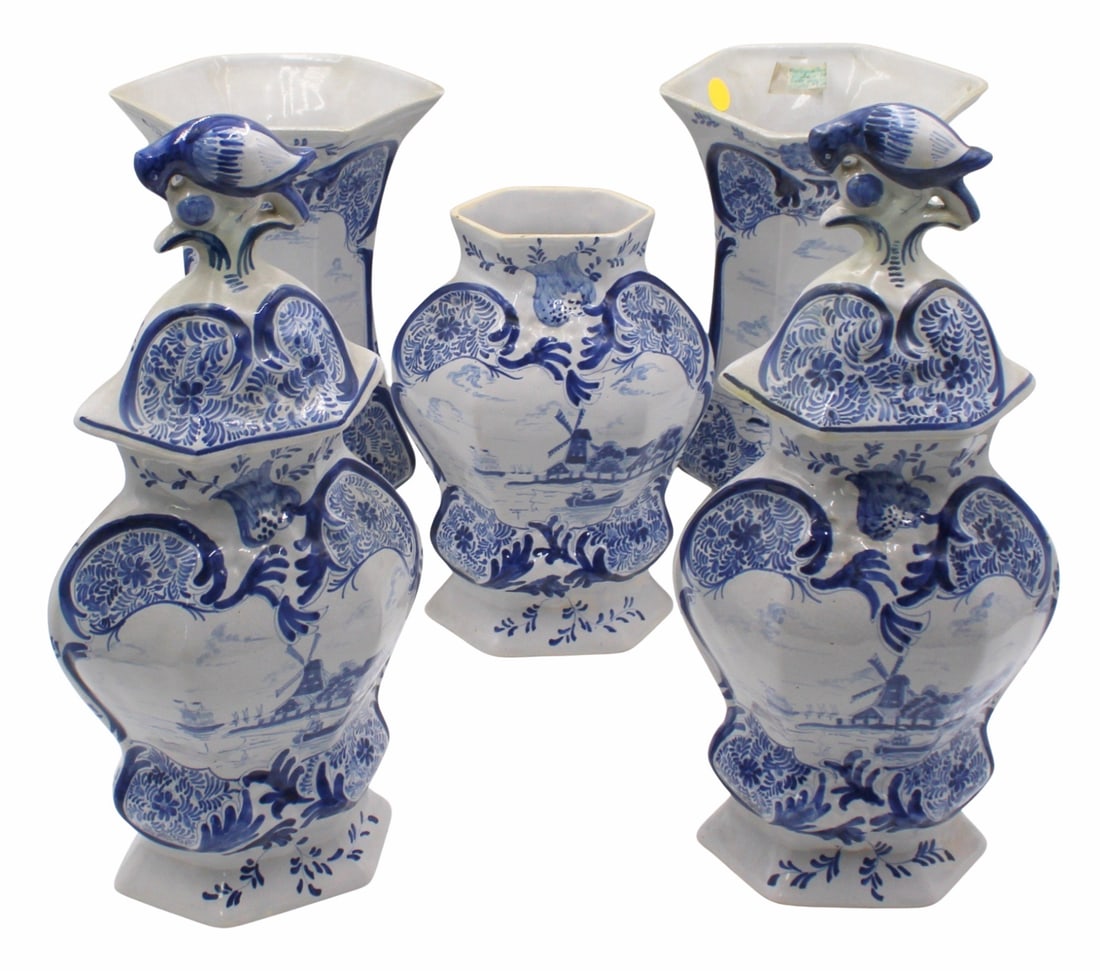 Lot Of Assorted Delft Porcelains . (1 of 9)