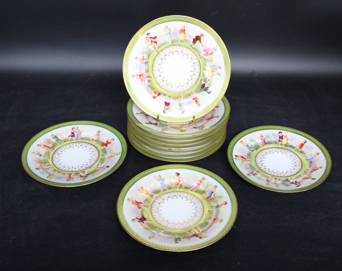 11 Richard Klemm Dresden Porcelain Plates (1 of 5)