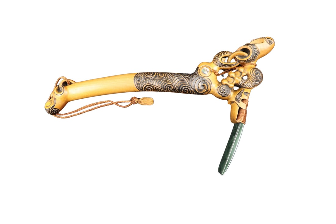 Signed Tribal Toki Poutangata Ceremonial Adze (1 of 13)