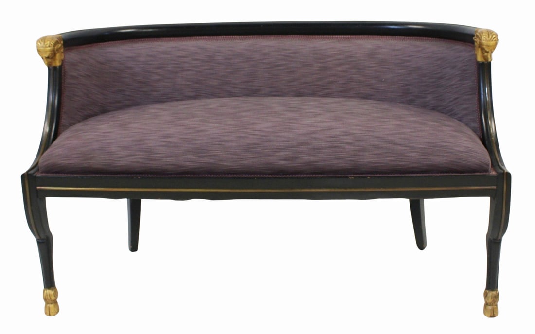 Vintage Carved, Upholstered & Gilt Decorated (1 of 8)