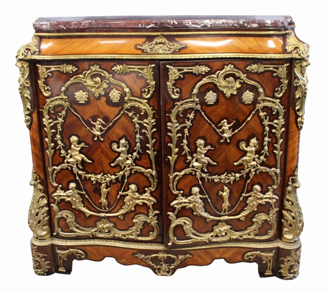 Exceptional French Louis XVI Style Gilt-Bronze (1 of 8)