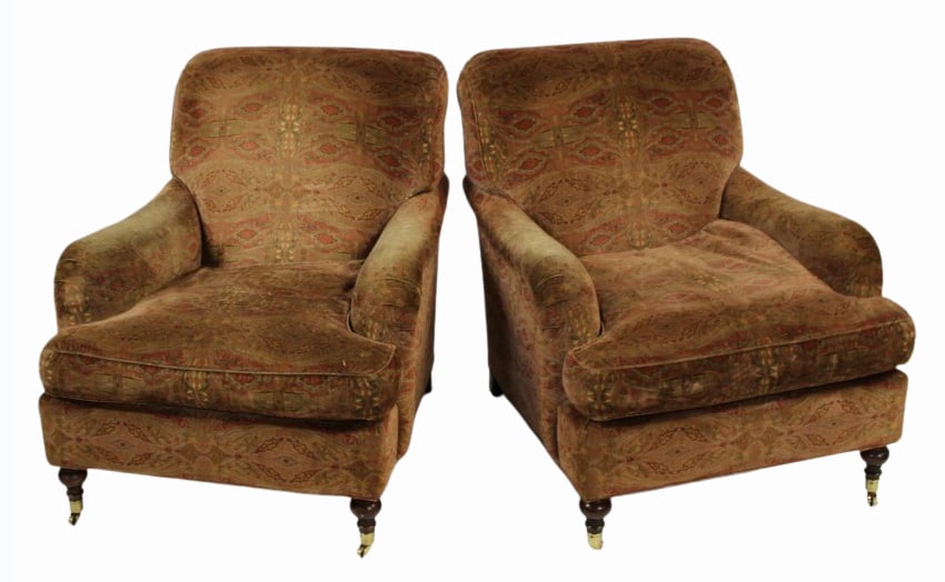 O. HENRY HOUSE Pair Of Upholstered Lounge (1 of 7)