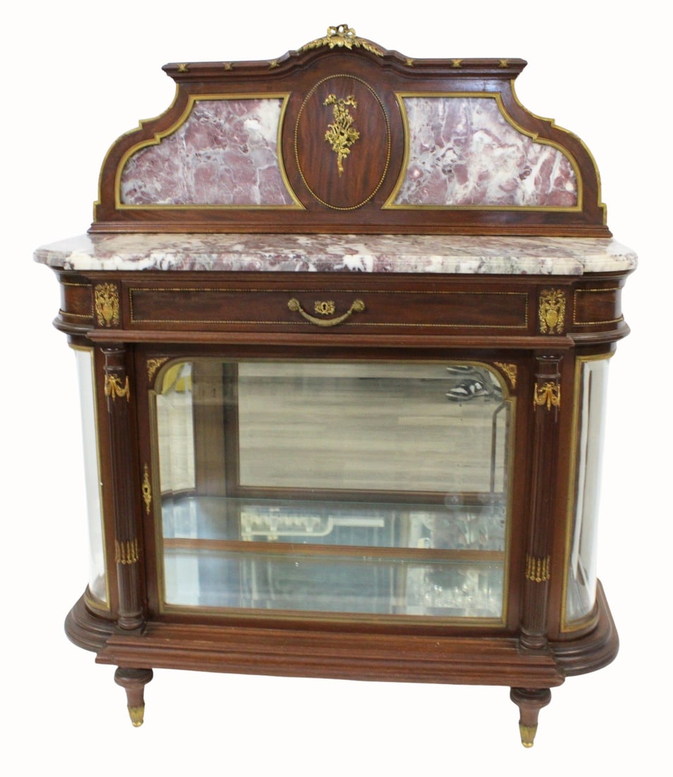Fine Louis XV1 Style Bronze Mounted Marbletop (1 of 11)