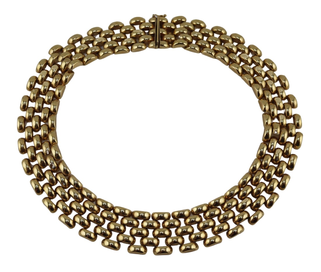 JEWELRY. Signed CIT Italian 14kt Gold Necklace. (1 of 8)