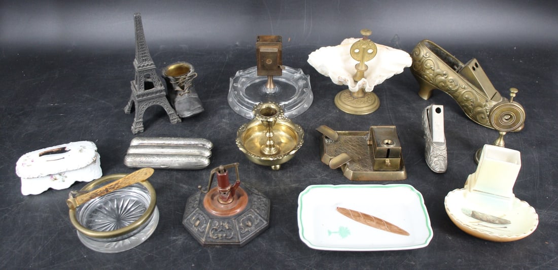 Large Group of Cigar Ashtrays, Cutters & More (1 of 4)