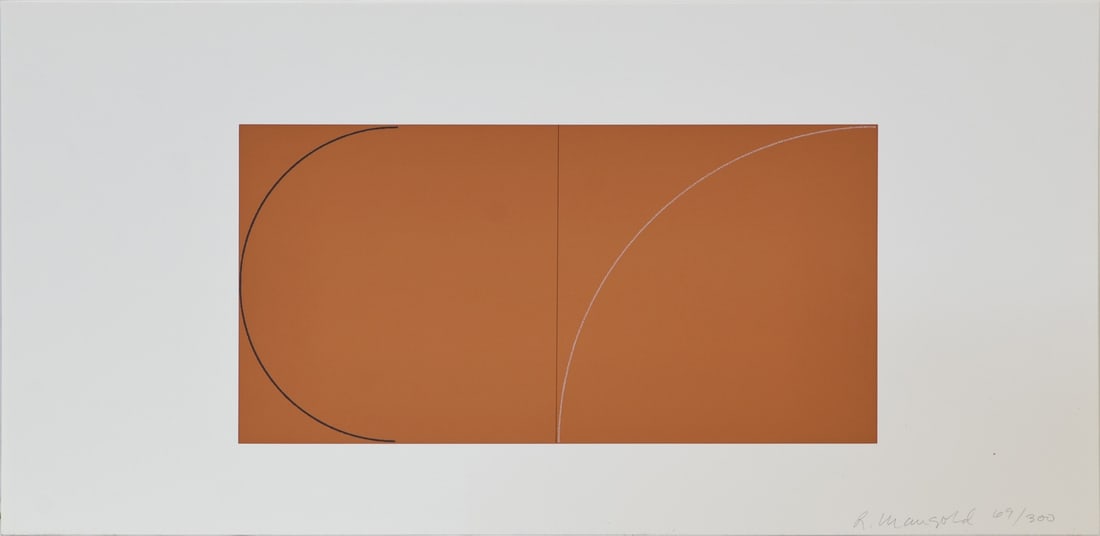 ROBERT MANGOLD (AMERICAN, b. 1937).: 'A Book of Silk Screen Prints-Multiple Panel Paintings, 1973-1976'. Edition B. 1988. Complete bound portfolio of 9 screen print in colors on paper. Signed and numbered '69/300' on the first sheet lowe