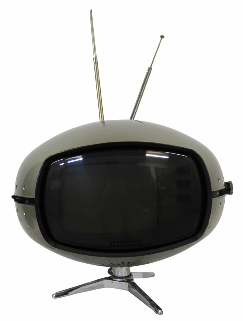 Classic Panasonic UFO Television.: From a Forest Hills, Queens estate. - Dimensions: 15 x 12 x 10.