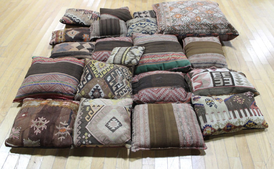 Lot Of Assorted Vintage Pillows.: From an 1100 Park Ave, NYC estate. *Changed Images 1.9.26*