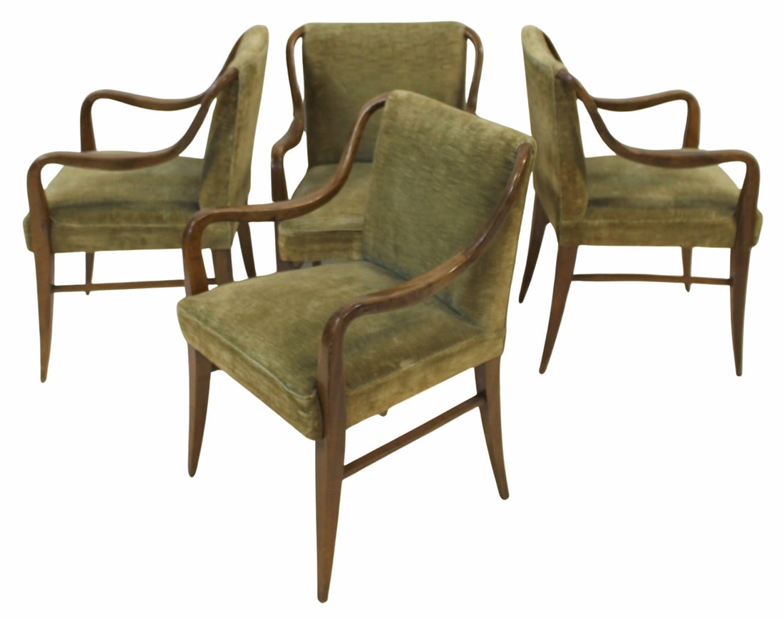 PAOLO BUFFA (Italian, 1903-1970) Chairs. (1 of 9)