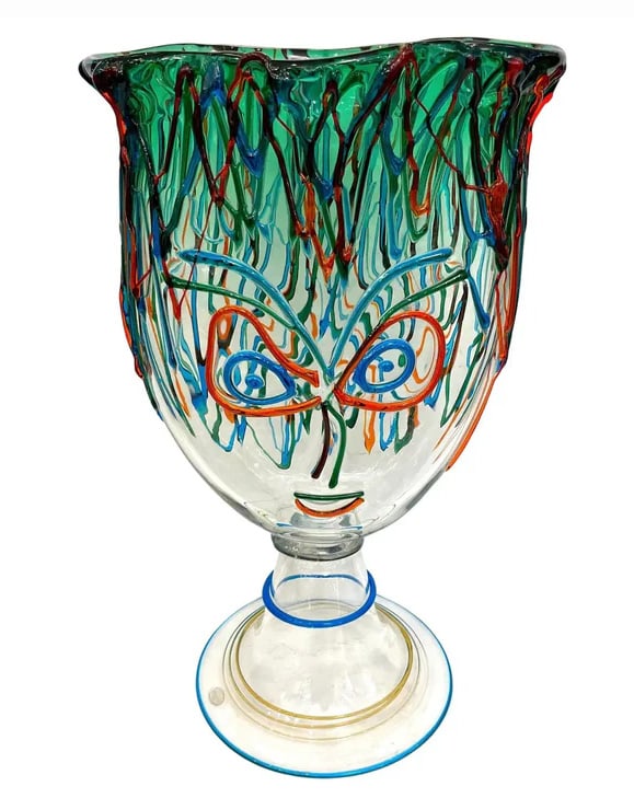 Luigi Mellara Picasso Homage Italian Vase. (1 of 8)