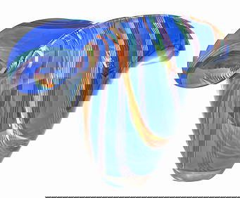 Davide Dona Blown Murano Glass Vase. (1 of 10)