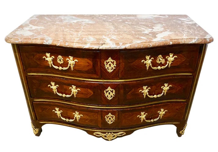 18th C. Antique French Stamped Marchand Chest. (1 of 7)