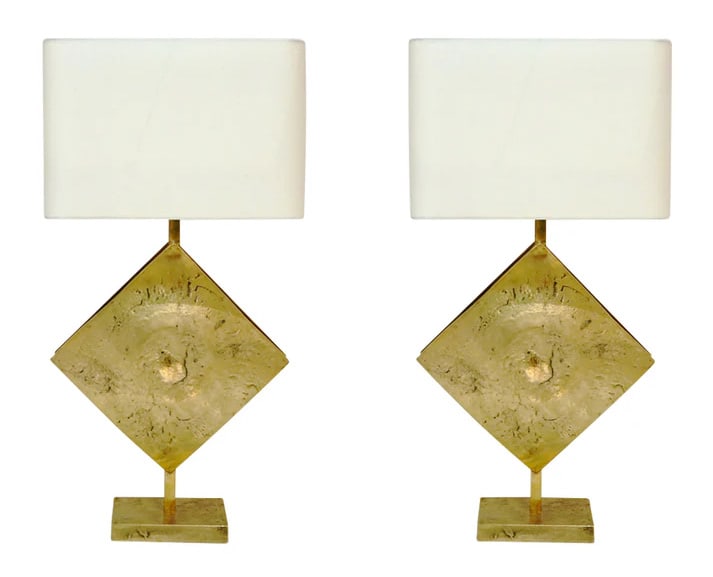 Italian Design Contemporary Pair of Brutalist Cast (1 of 5)