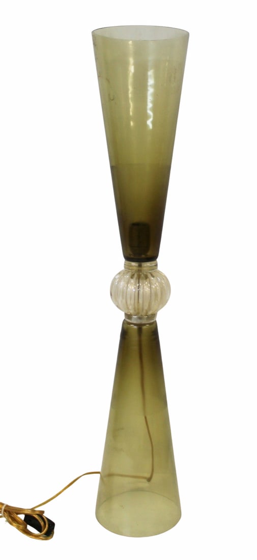 Murano Glass Conical Lamp with Gold Fleck Pendant. (1 of 9)