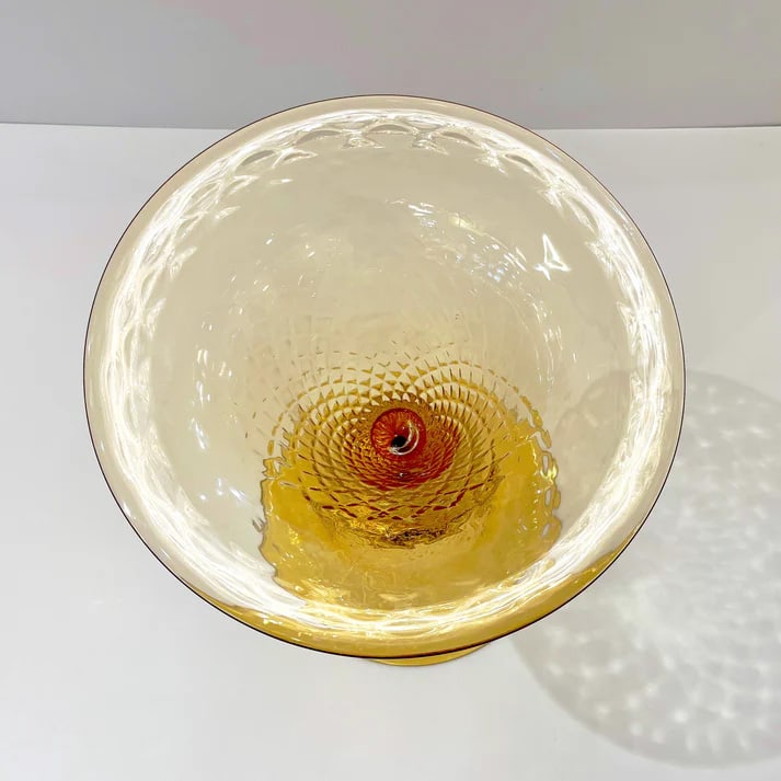 (2) Large Gold Murano Vases. - 6