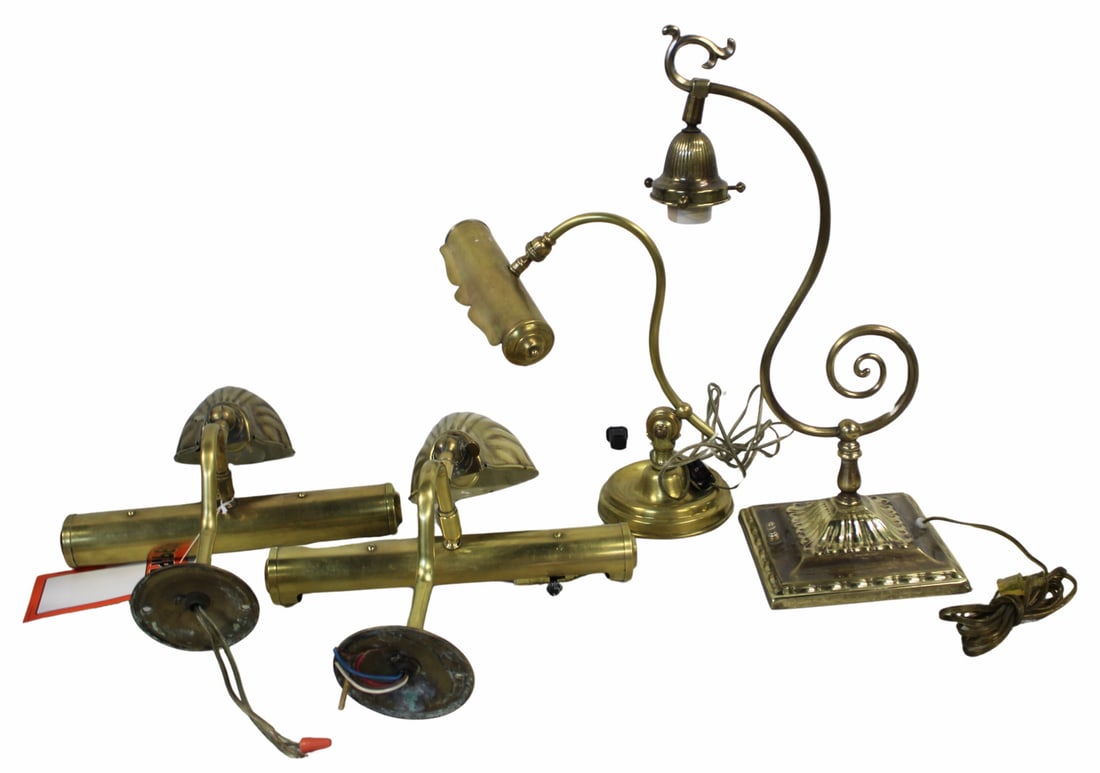 Collection of Brass Lighting. (1 of 4)