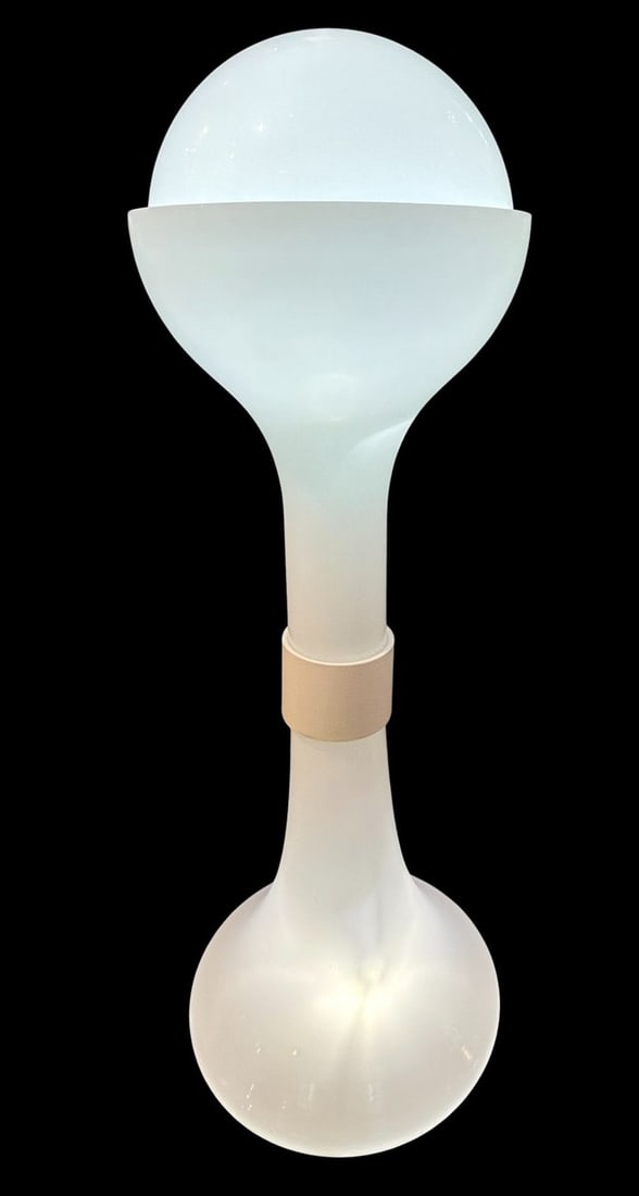 Vintage 1960's White Globe Form Floor Lamp. (1 of 7)