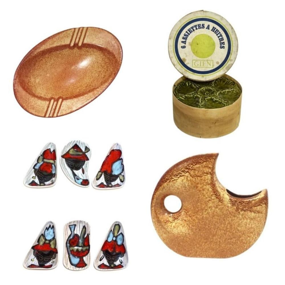 Ceramics Grouping Including Midcentury Examples. (1 of 13)