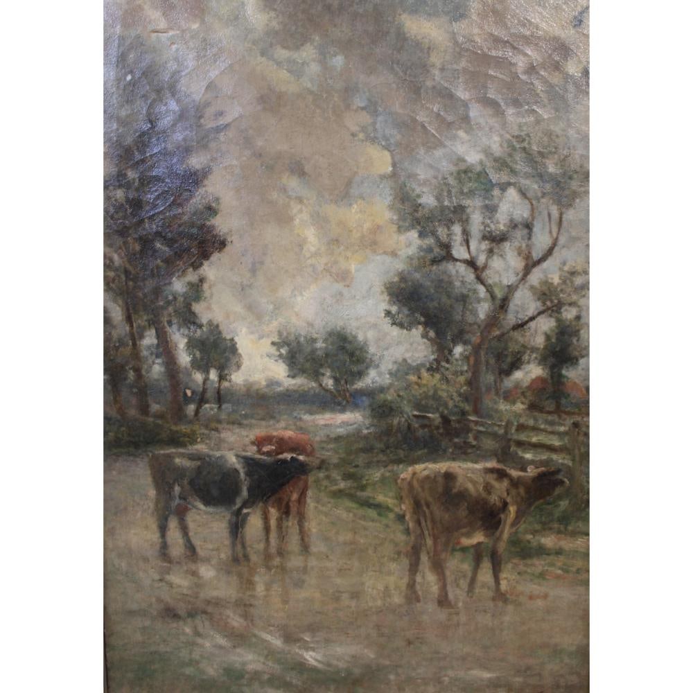 MONOGRAMMED Oil On Canvas. (1 of 7)