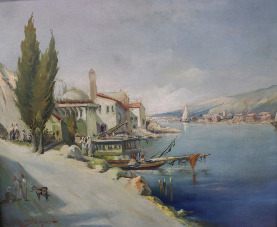 S.S.SEEBERGER Signed Oil On Canvas . (1 of 4)