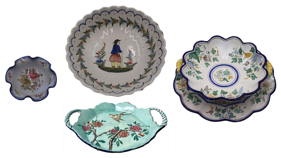 Collection of Ceramics Inc. Faience. (1 of 18)