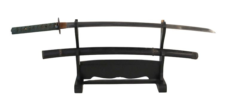 MILITARIA. Japanese Katana with Lacquered Saya. (1 of 20)