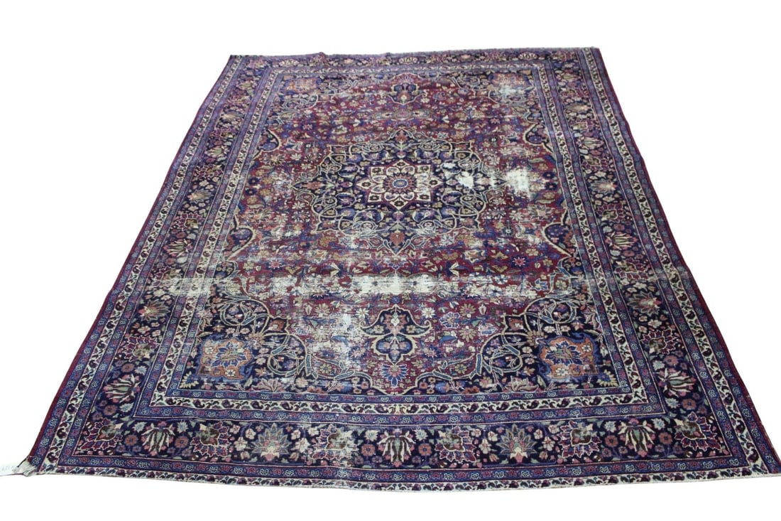 Antique and Finely Hand Knotted Carpet (1 of 10)