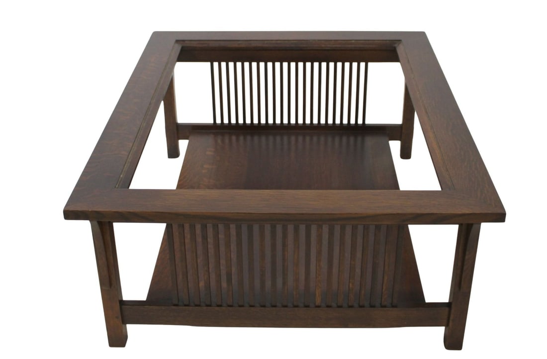 Stickley Audi Arts & Crafts Style Cocktail Table. (1 of 6)