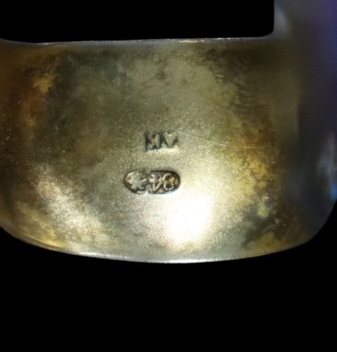 SILVER Assorted Russian Silver and Enamel Flatware - 16