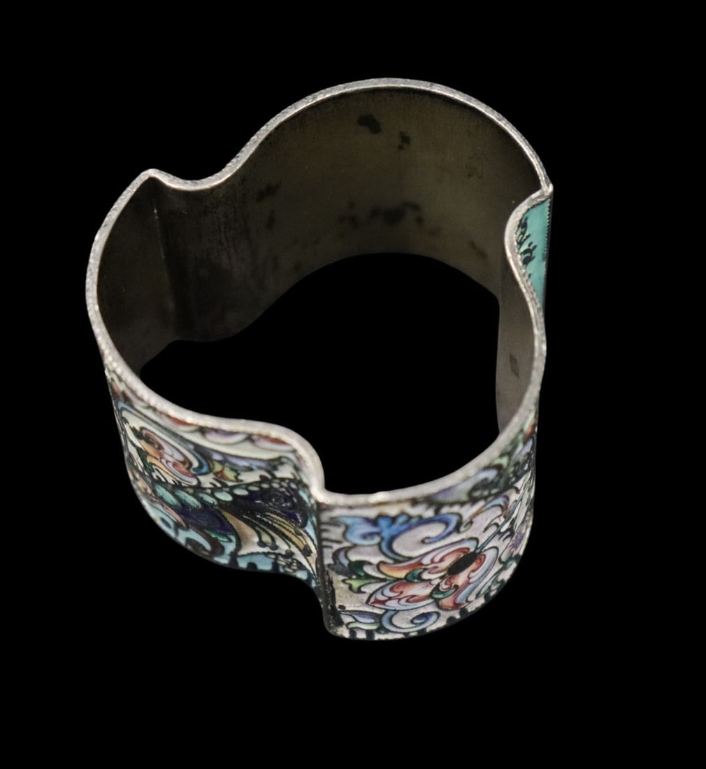 SILVER Assorted Russian Silver and Enamel Flatware - 20