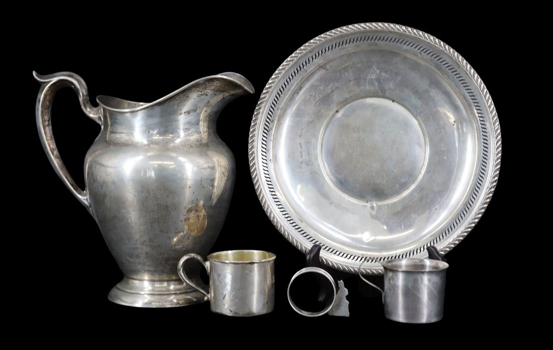 STERLING. Assorted Sterling Hollowware. (1 of 14)
