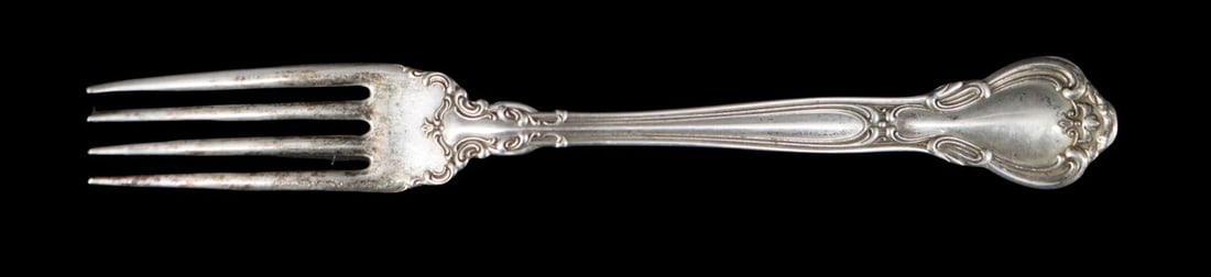STERLING. Gorham Chantilly Sterling Flatware - 3