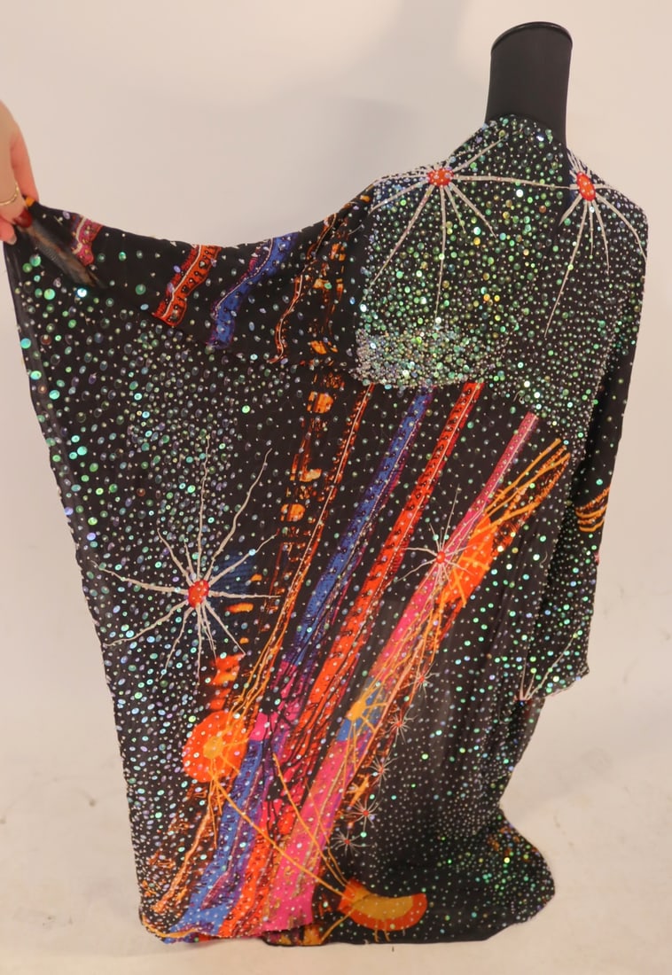 COUTURE. Stephen Burrows World Celestial Robe - 10