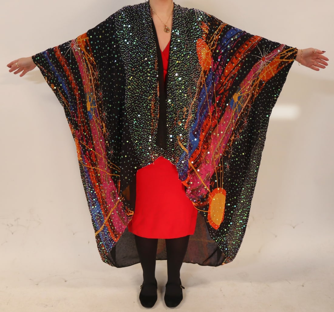 COUTURE. Stephen Burrows World Celestial Robe - 6