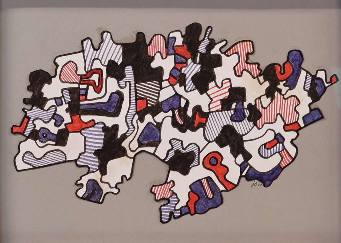 JEAN DUBUFFET (ATTRB.) (FRENCH, 1901-1985). (1 of 5)
