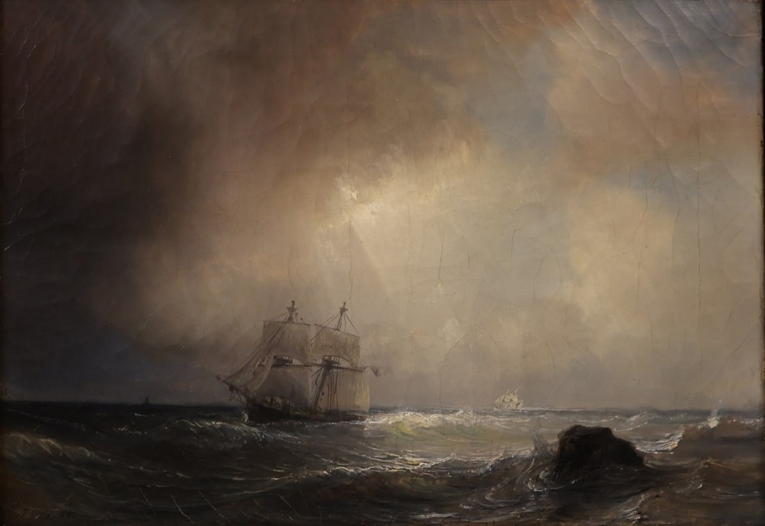 THEODORE ANTOINE GUDIN (FRENCH, 1802-1880). (1 of 4)