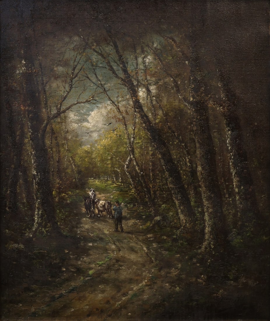 ILLEGIBLY SIGNED (FRENCH, 19TH CENTURY). (1 of 4)