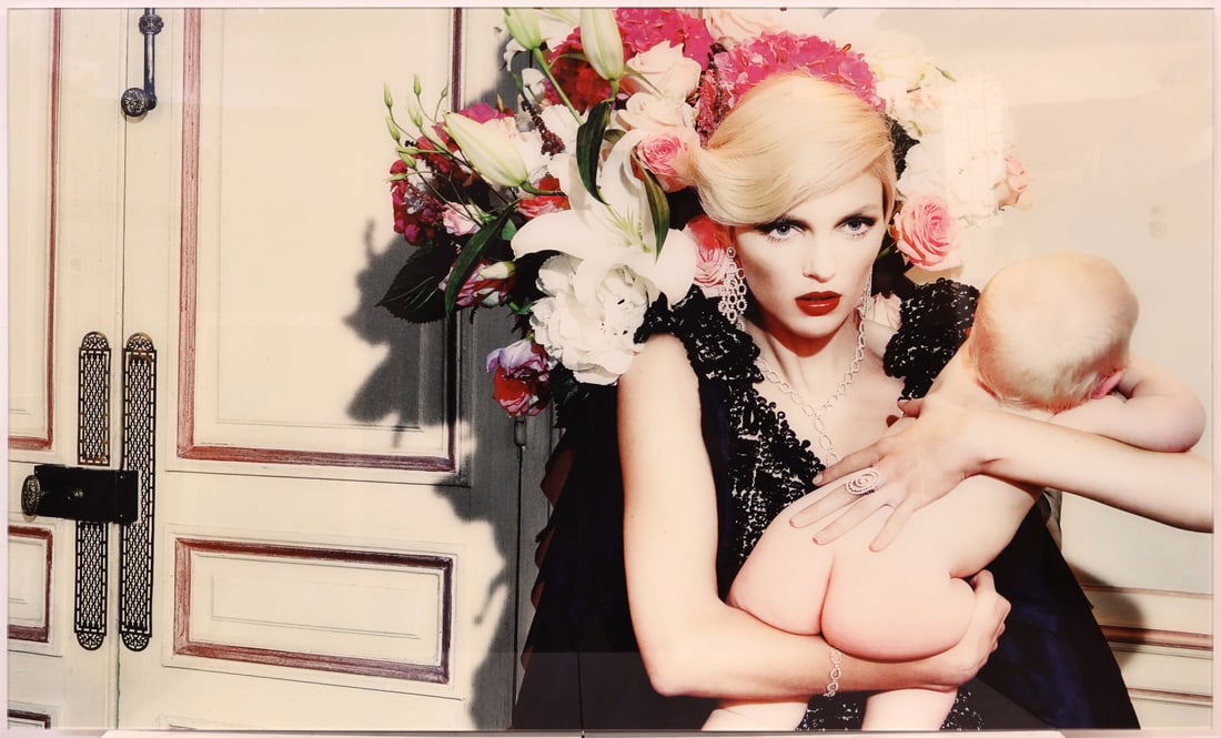 MILES ALDRIDGE (BRITISH, b. 1964).: 'The Vagaries of Fashion #6'. Chromogenic print. Property of a Bordentown, NJ estate. Dimensions: 36" h x 60" w. Frame: 36" h x 60" w.