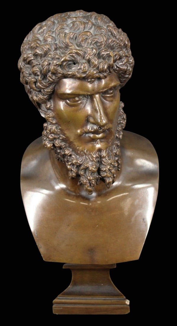 Grand Tour Bronze of Emperor Lucius Verus (1 of 8)