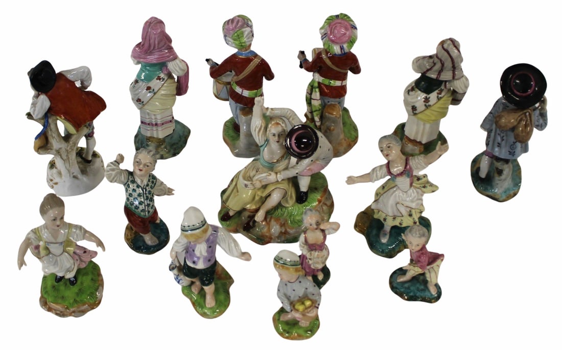 Large Lot Of Assorted HOECHST Porcelain Figures. (1 of 5)